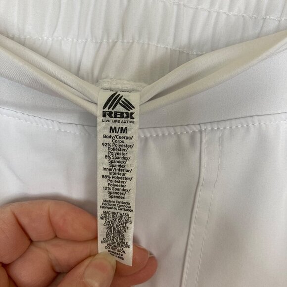 RBX Active Tennis Skirt Womens Medium White New Shorts Preppy - Picture 3 of 7
